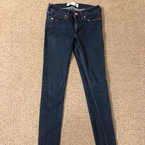 ABERCROMBIE blue jeggings